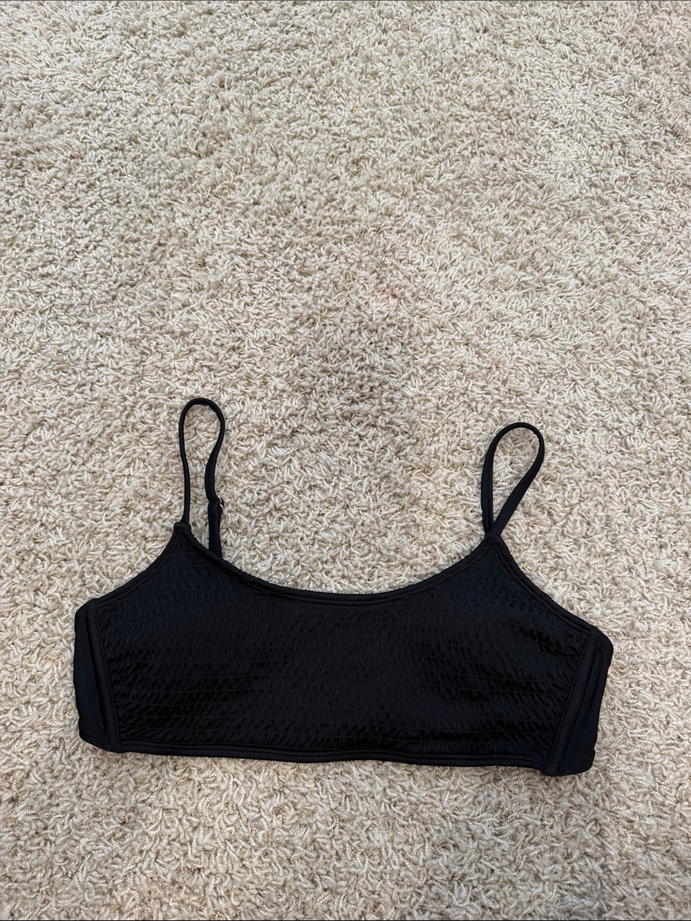 Black Xhilaration Bikini Top!! Size Large!